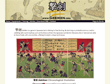 Tablet Screenshot of gekiken.org